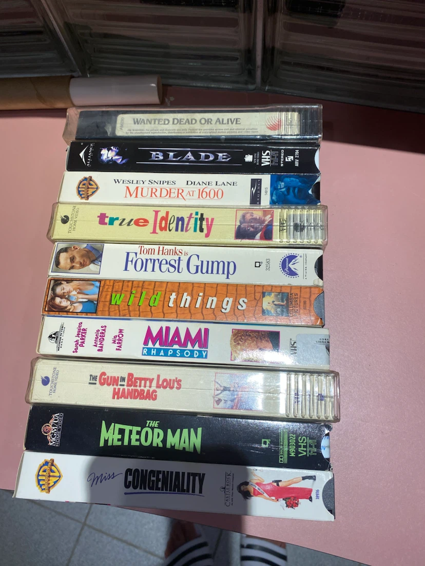 Assorted VHS Movie Tape Collection