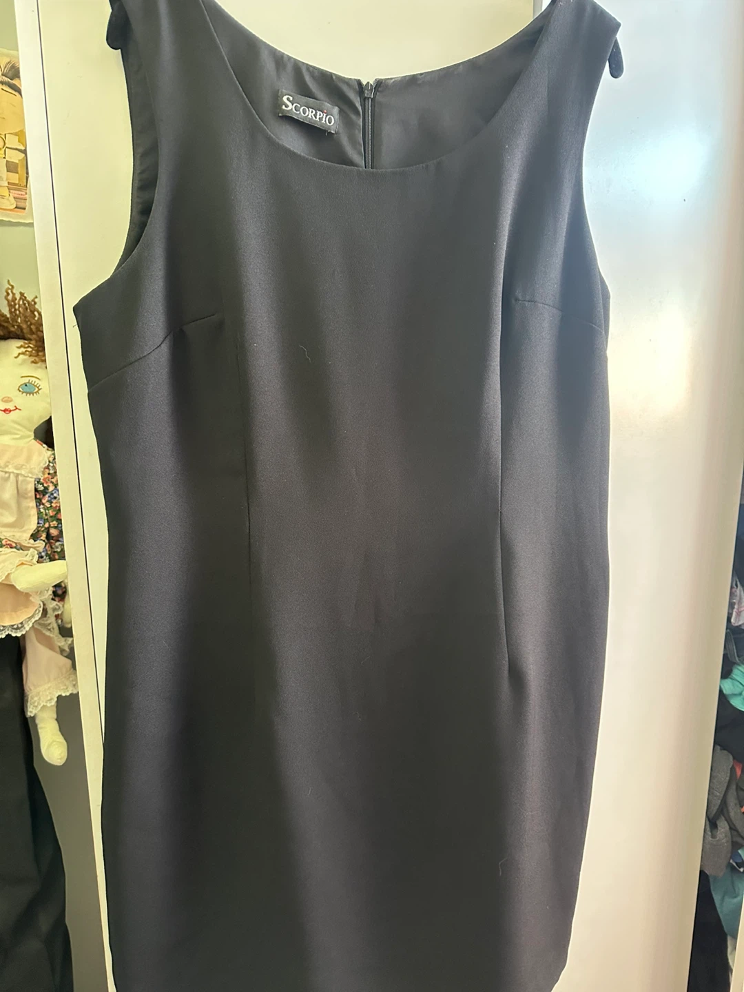 Scorpio Black Sleeveless Dress XL