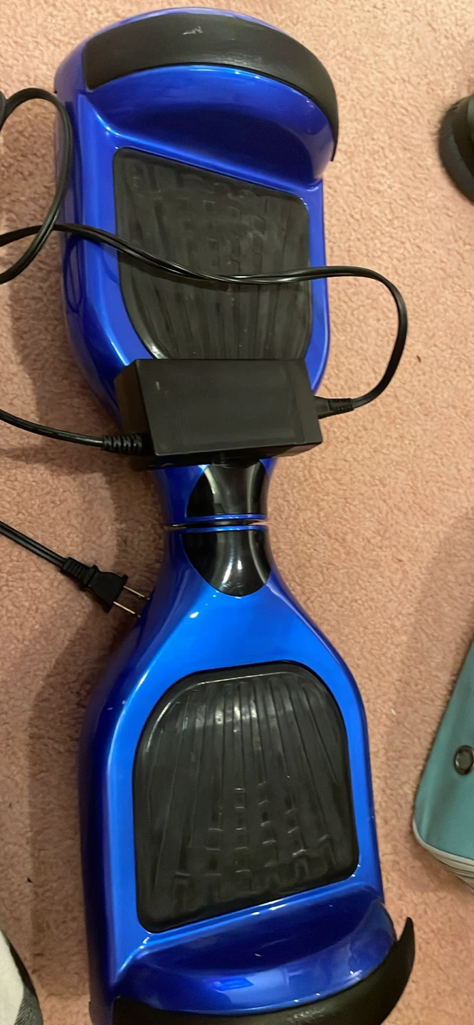 Blue Hoverboard with Charger