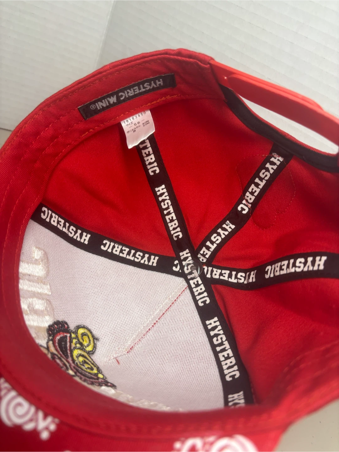 Hysteric Mini Snapback Cap Red - photo 4