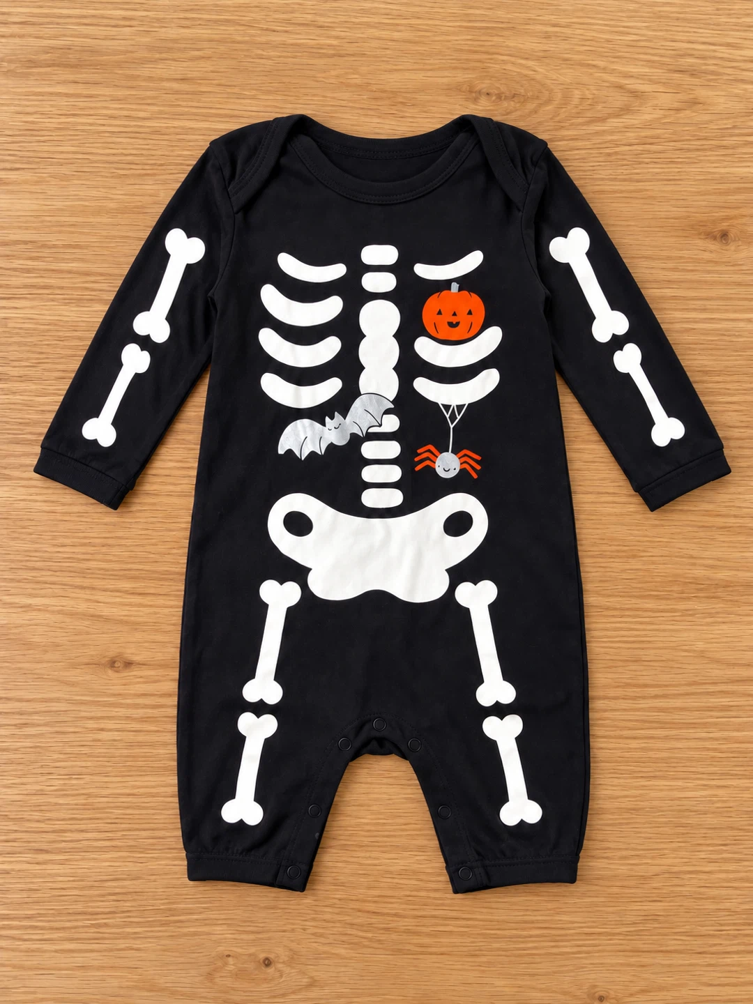 4/$10 Carter's Baby Skeleton Halloween Onesie NB