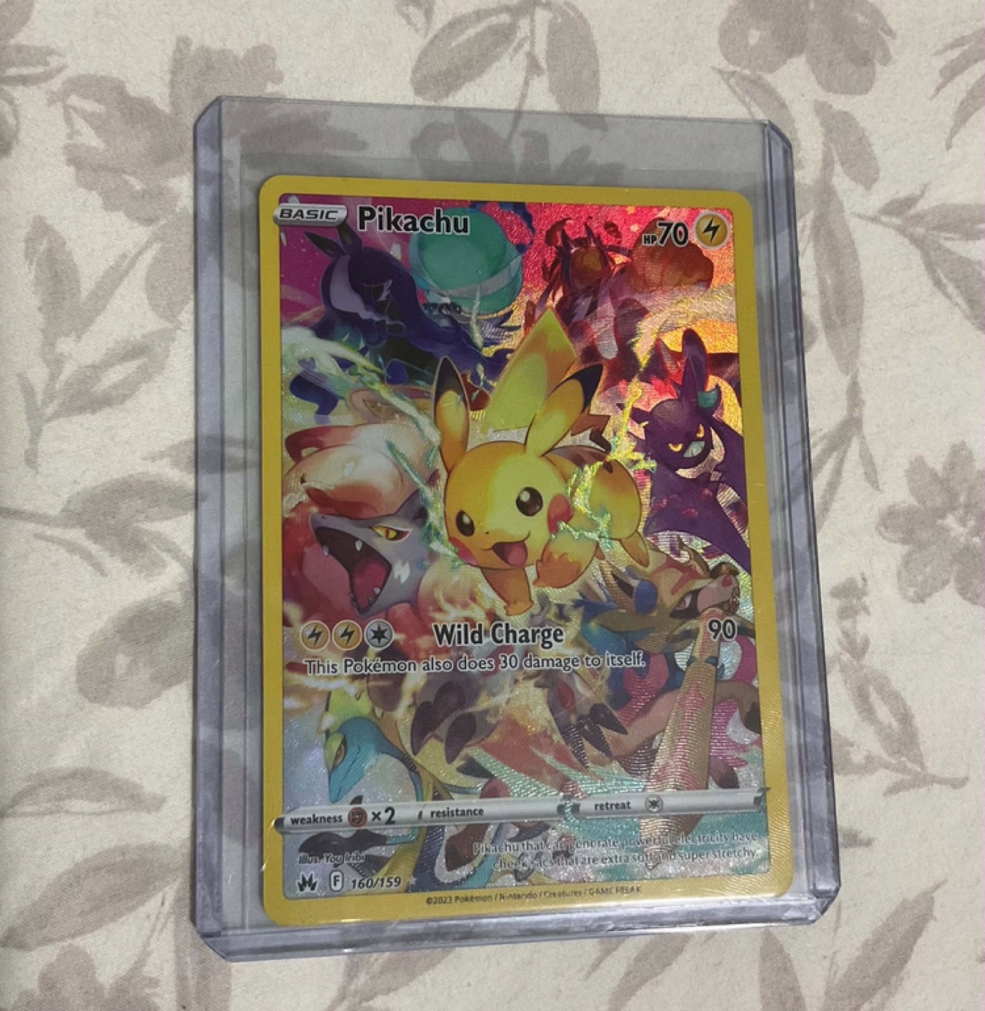 Pikachu 160/159 Illustration Rare Pokémon Card