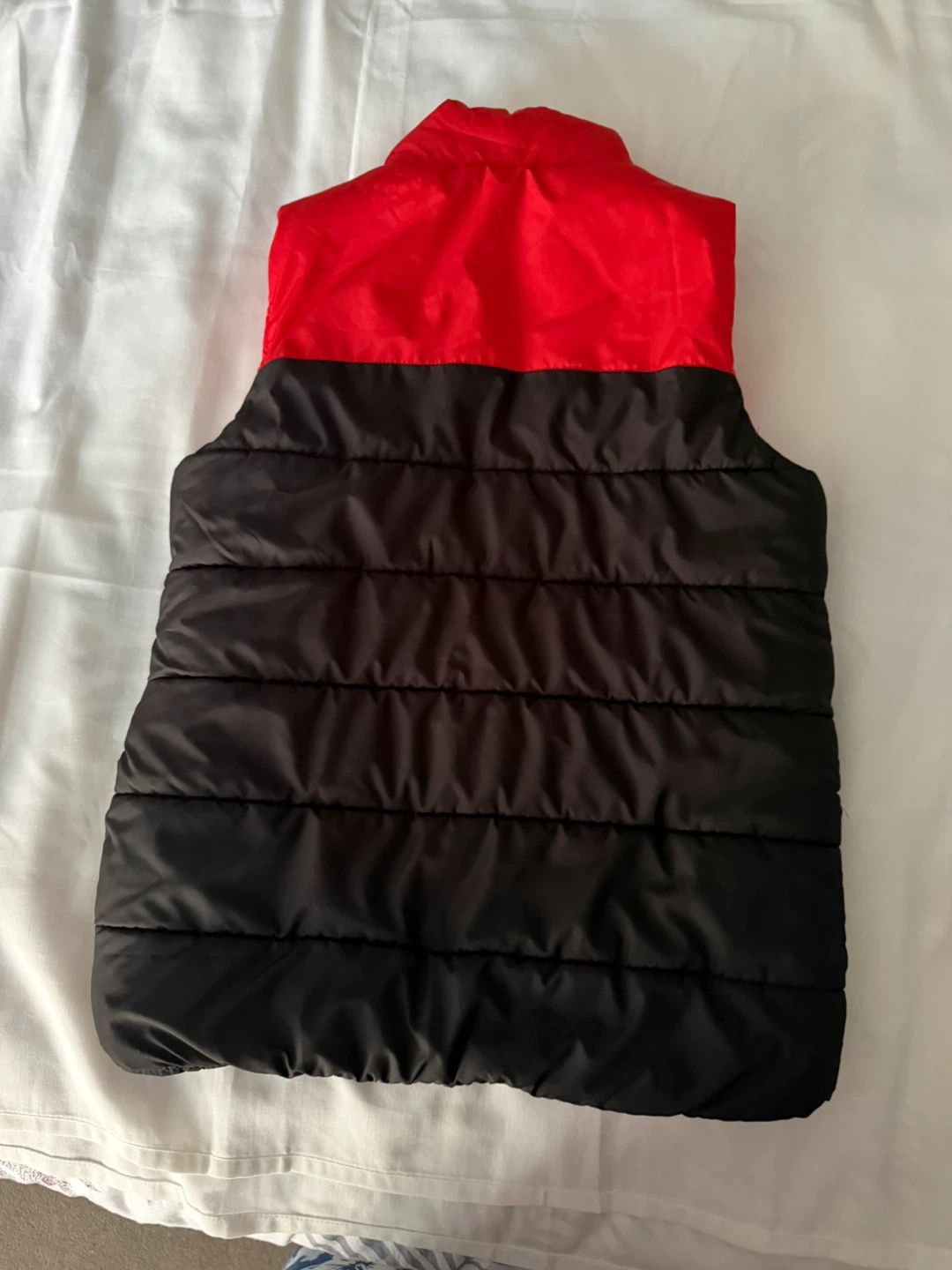 Puma Red and Black Puffer Vest - photo 2