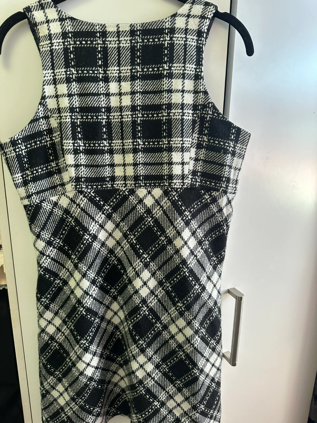 Request Black Plaid Sleeveless Dress - photo 3