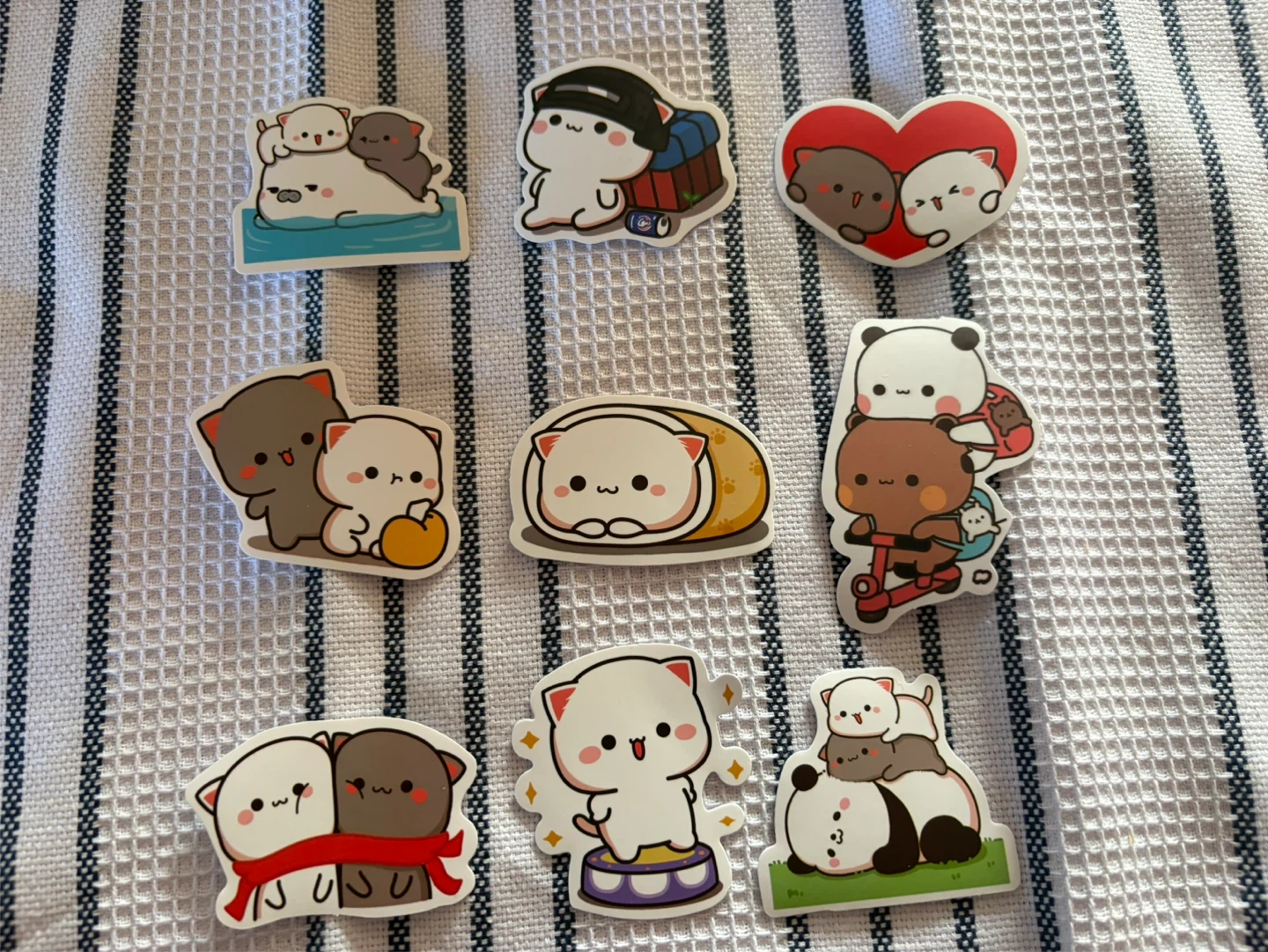 Set of 18 Cute Stickers