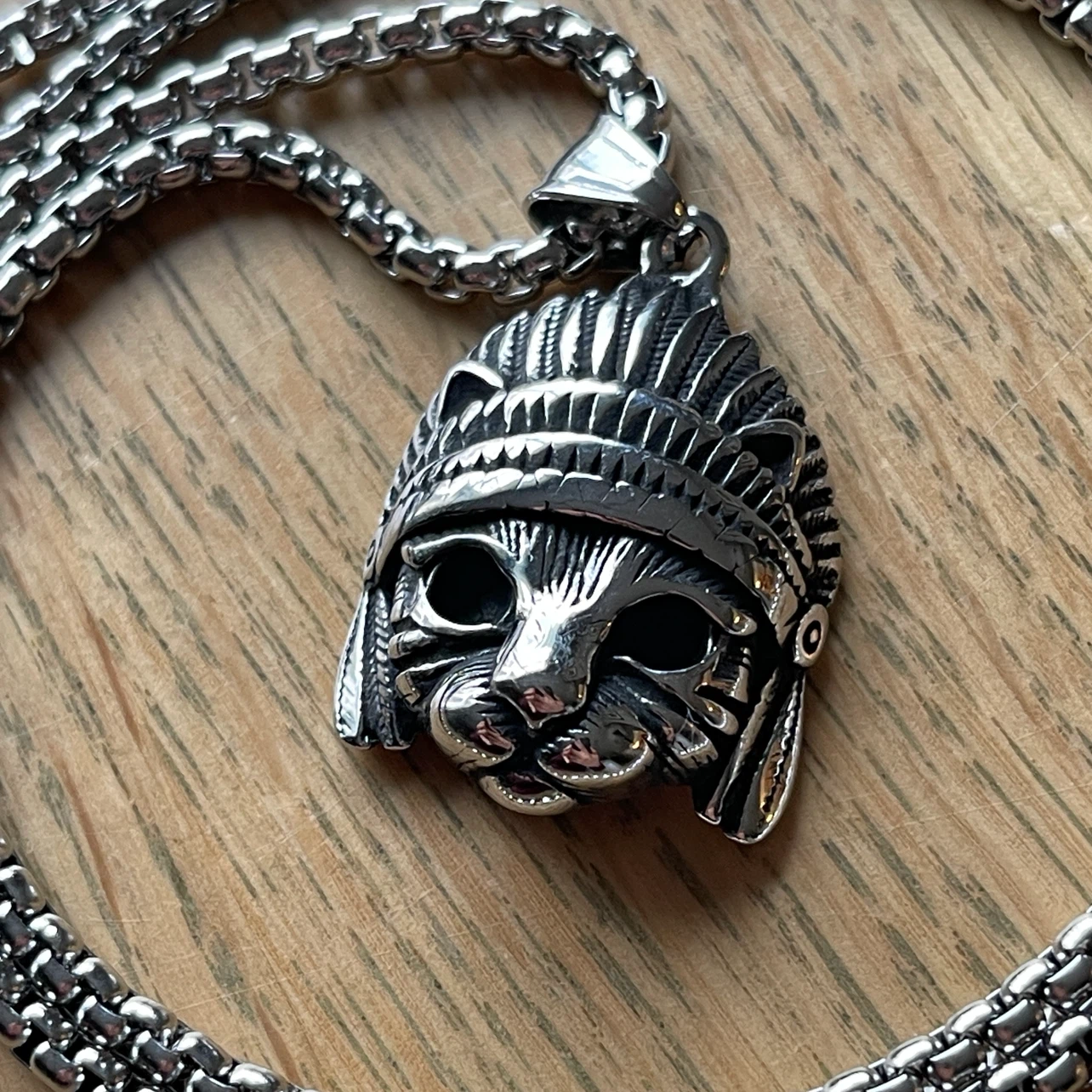 Cat Chief stainless steel necklace
