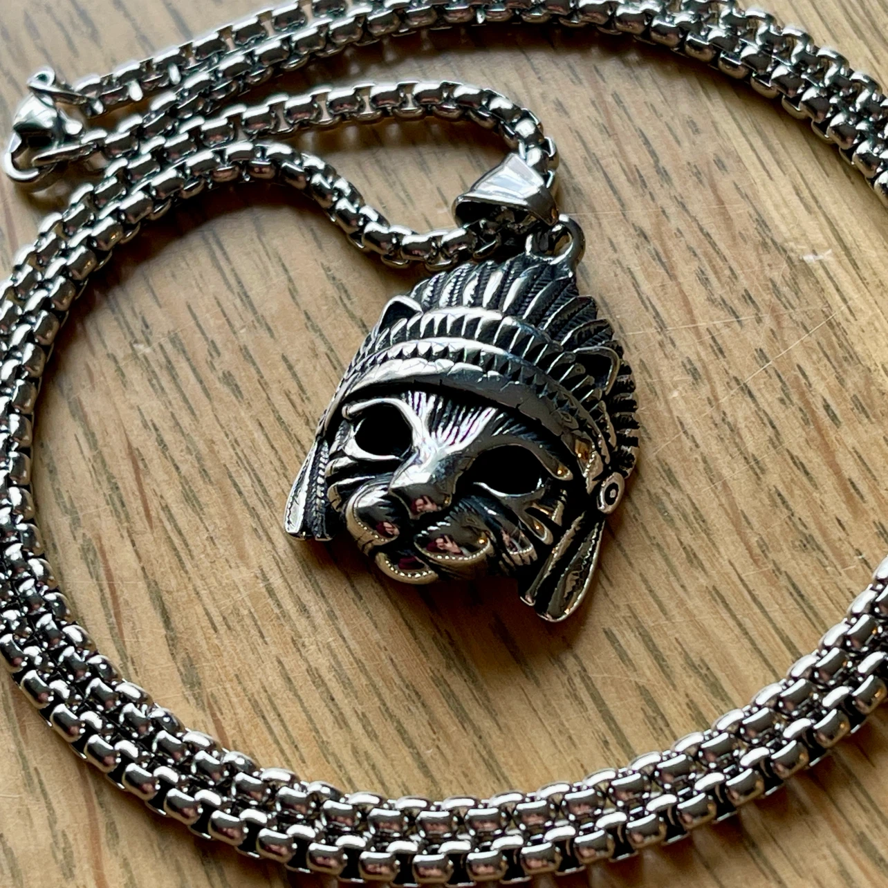 Cat Chief stainless steel necklace - photo 2