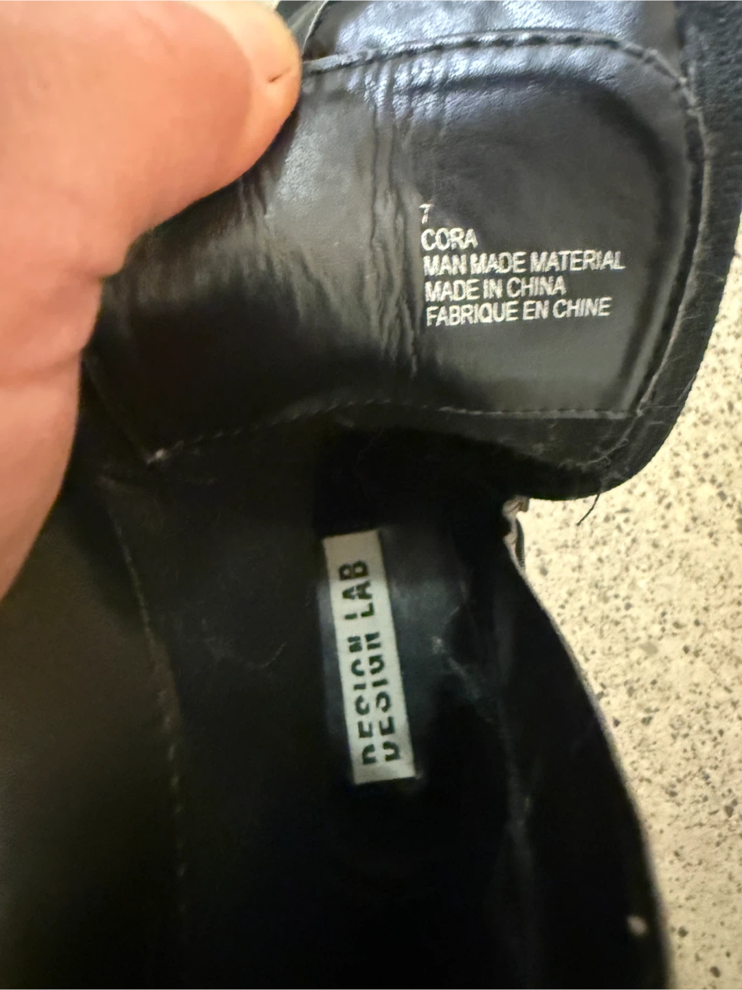 Design Lab Cora Black Boots size 7 - photo 5