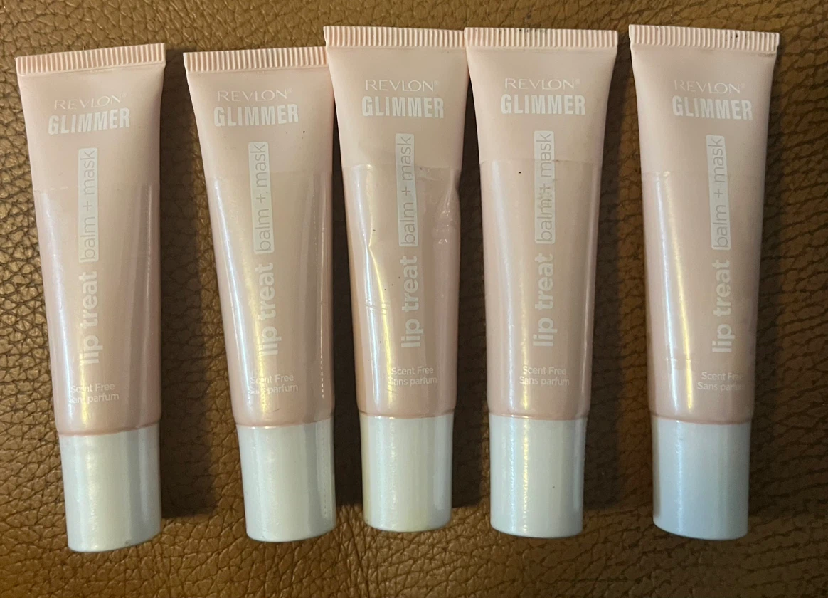 Revlon Glimmer Lip Treat Balm + Mask Tubes