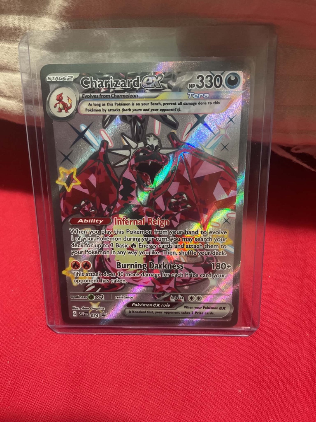 Charizard ex Tera Shiny Pokemon Card