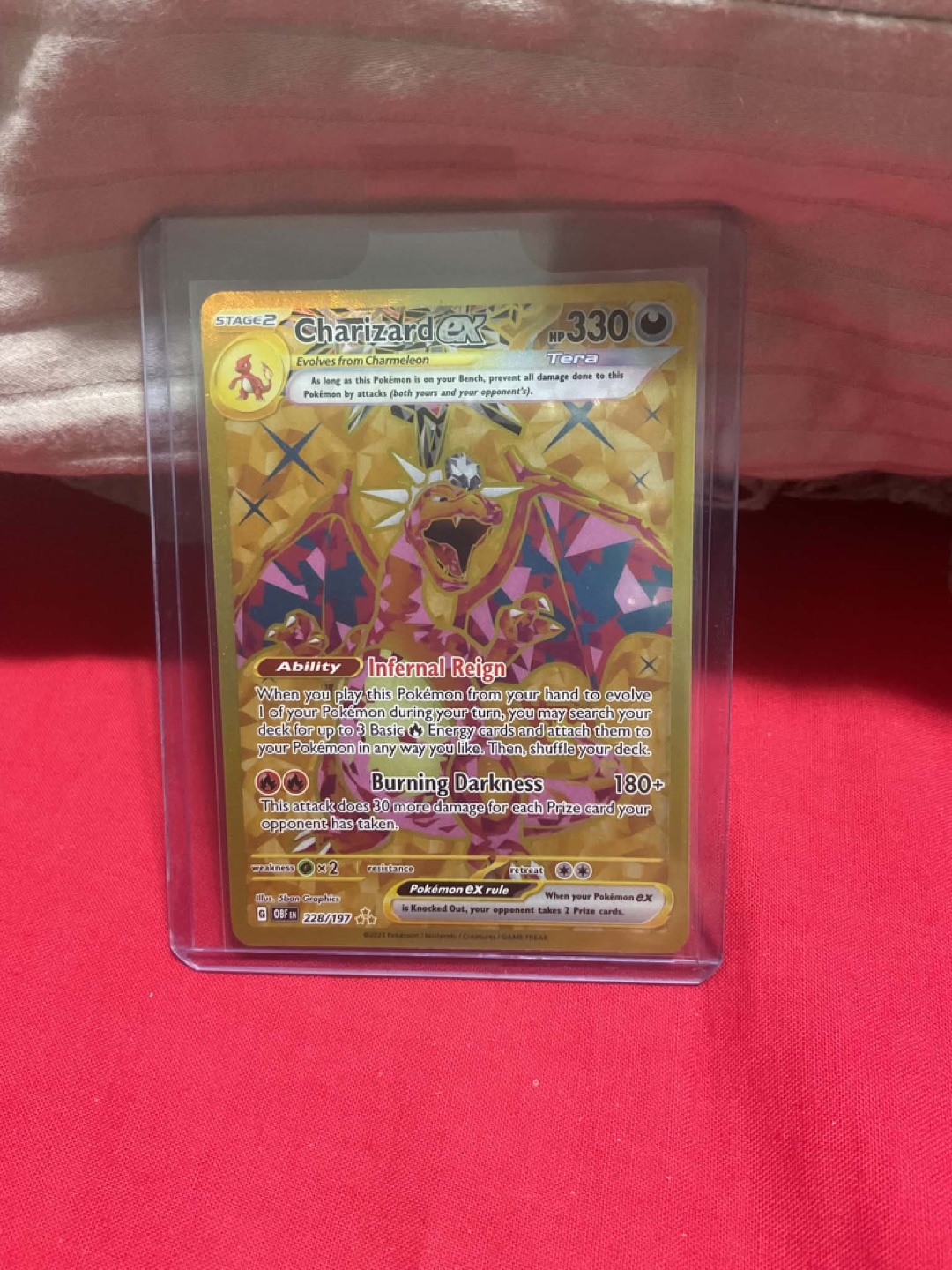 Charizard ex 228/197 Obsidian Flames Pokemon Card