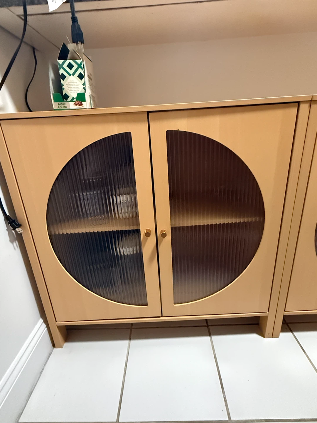 Cabinet with Fluted Glass - photo 3