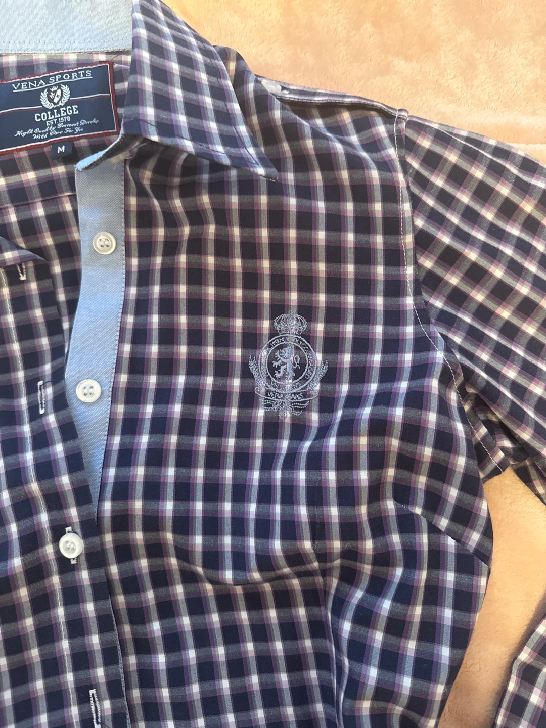 Vena Sports Plaid Button-Down Shirt - photo 2