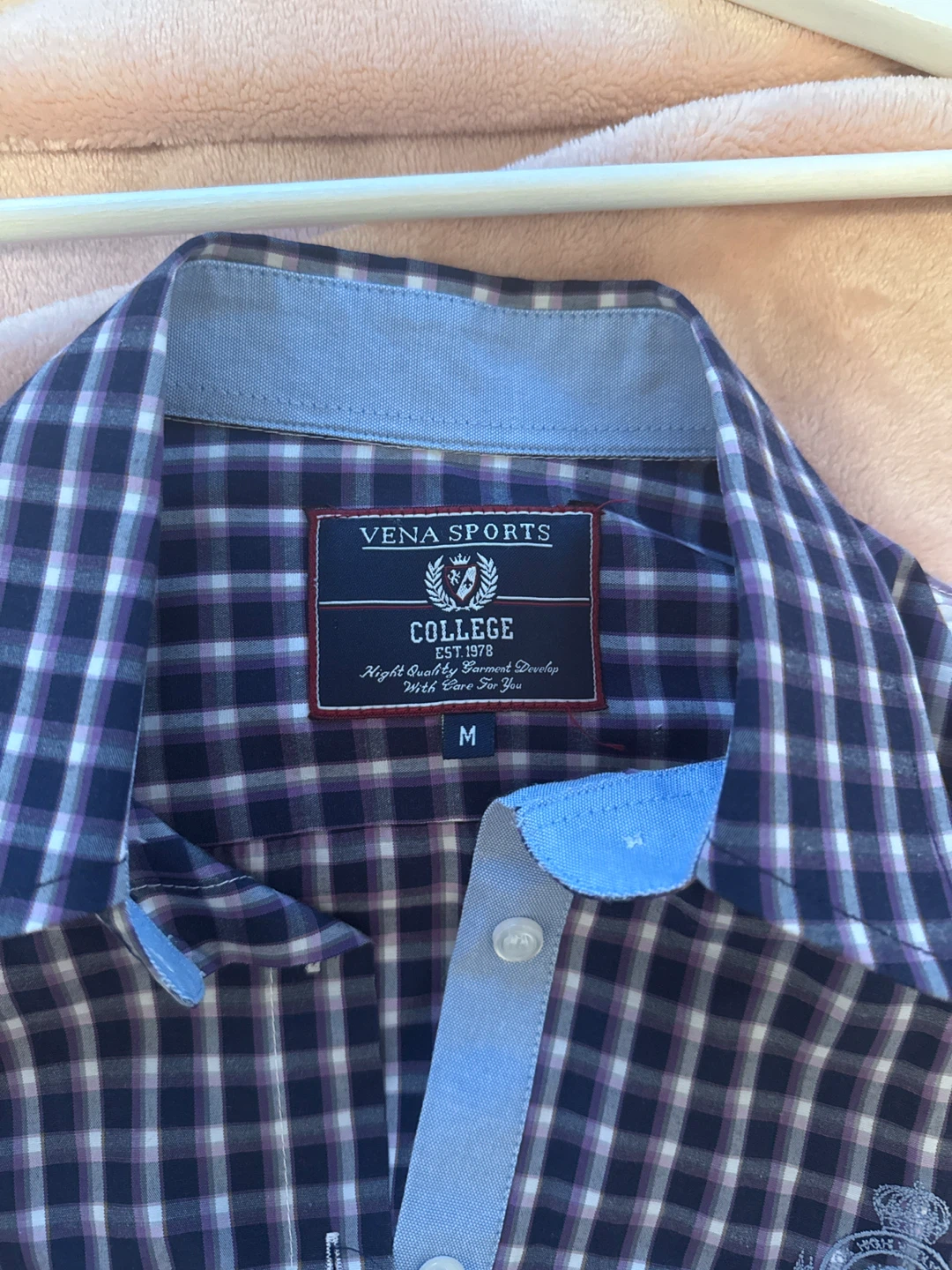 Vena Sports Plaid Button-Down Shirt - photo 3
