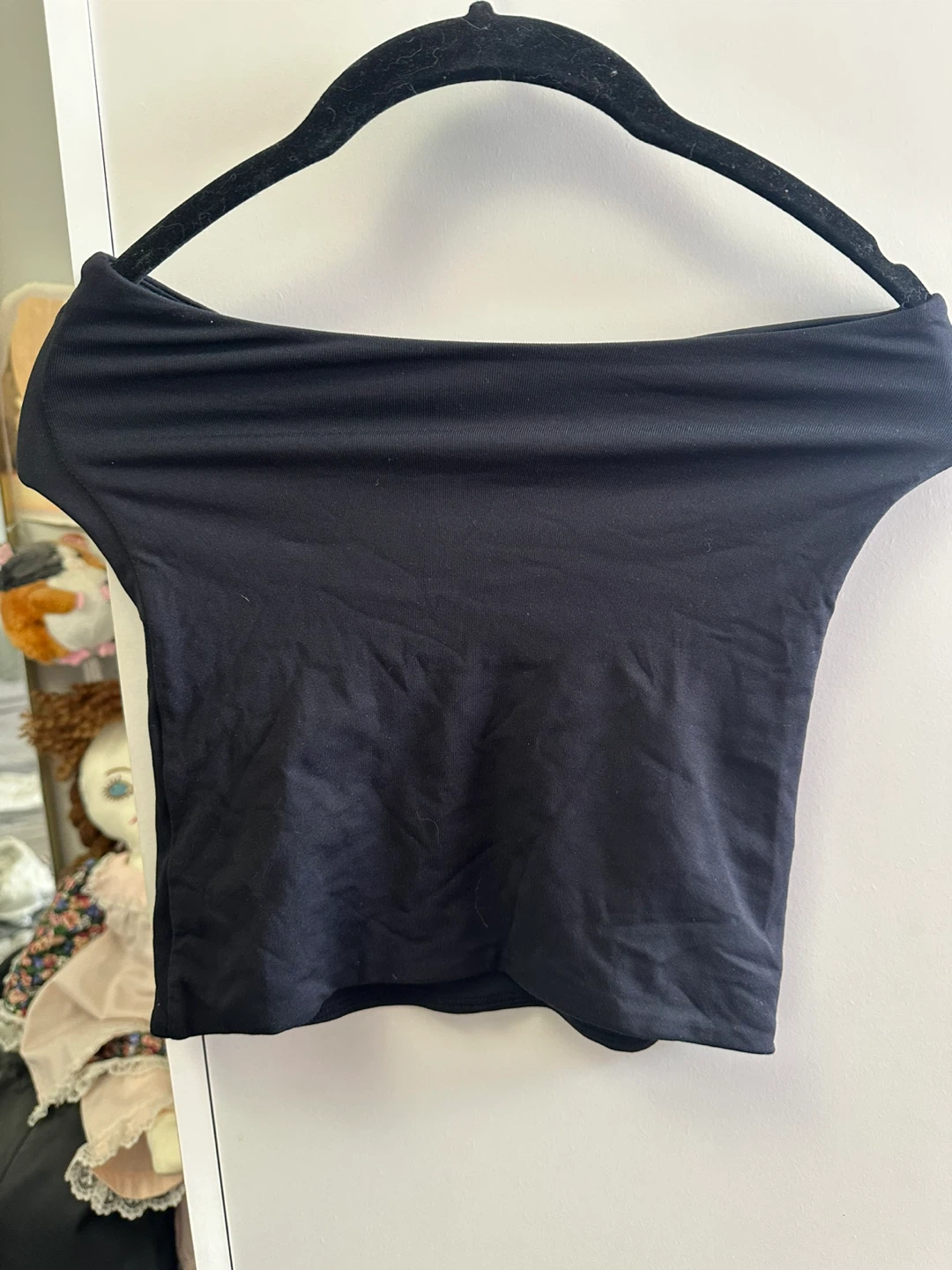 Aritzia Contour Off-the-Shoulder Top Black XS - photo 2
