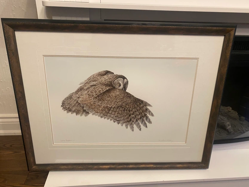 Laura Kingsbury Framed Owl Print - photo 3