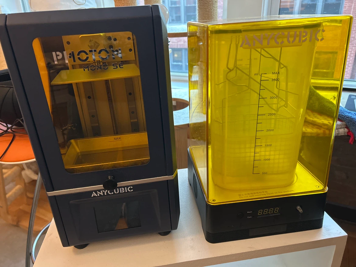 3D Resin Printer and Wash/Cure Machine