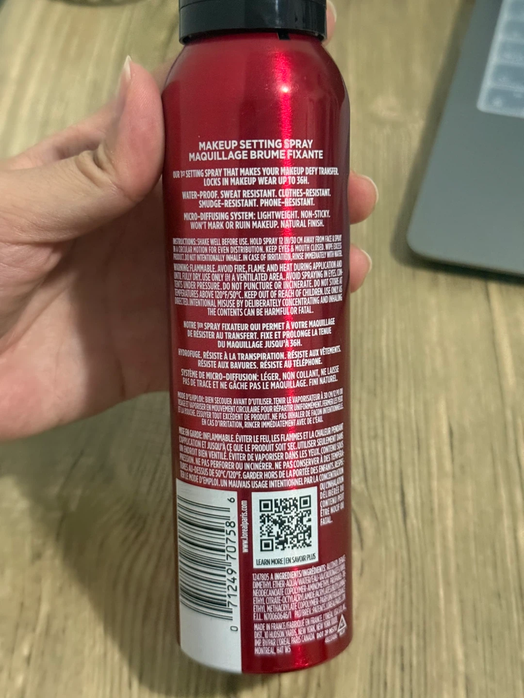 L'Oreal Infallible 3-Second Setting Mist - photo 2