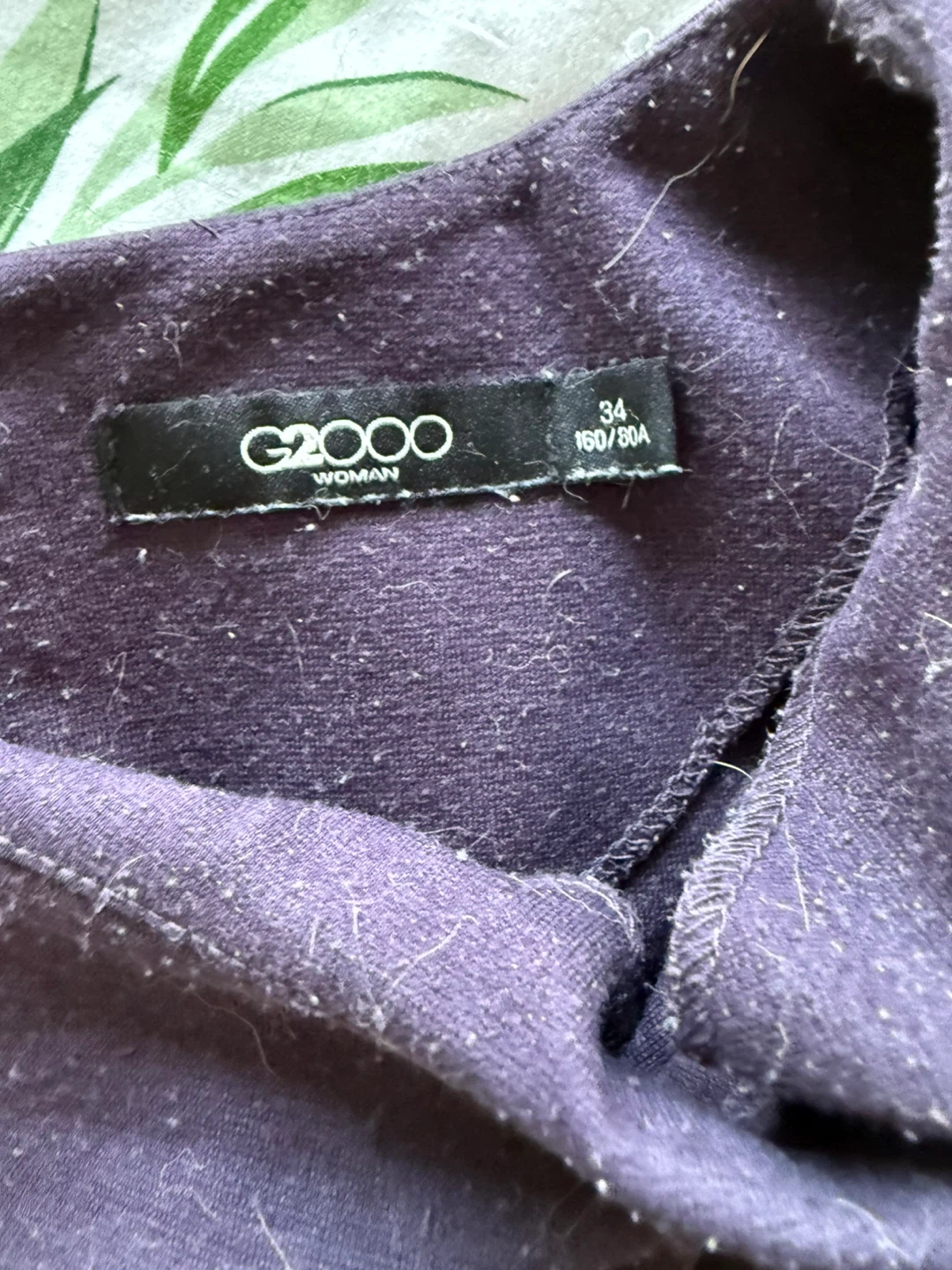 G2000 Woman purple dress size 34 - photo 2