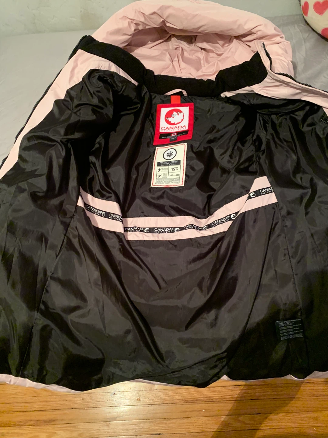 Canada Weathergear Puffer Jacket - Light Pink