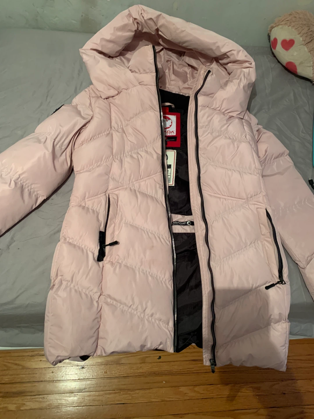 Canada Weathergear Puffer Jacket - Light Pink - photo 2
