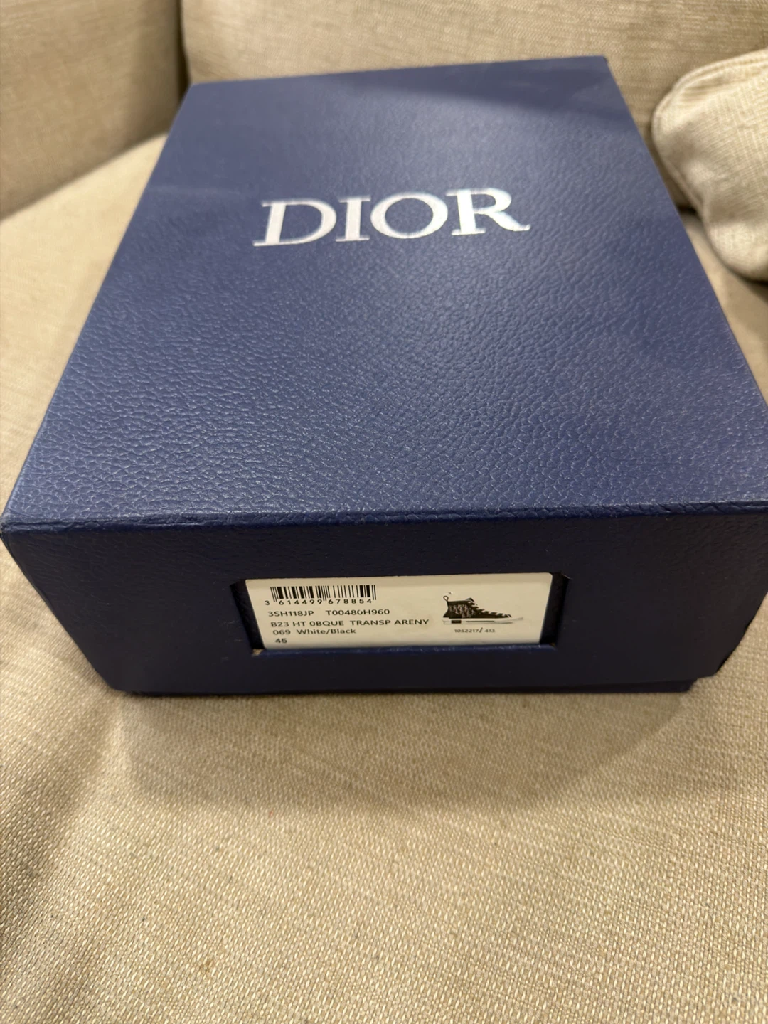 Dior B23 High-Top Sneakers Size 45