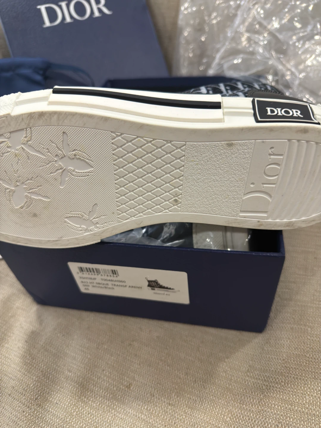 Dior B23 High-Top Sneakers Size 45 - photo 4