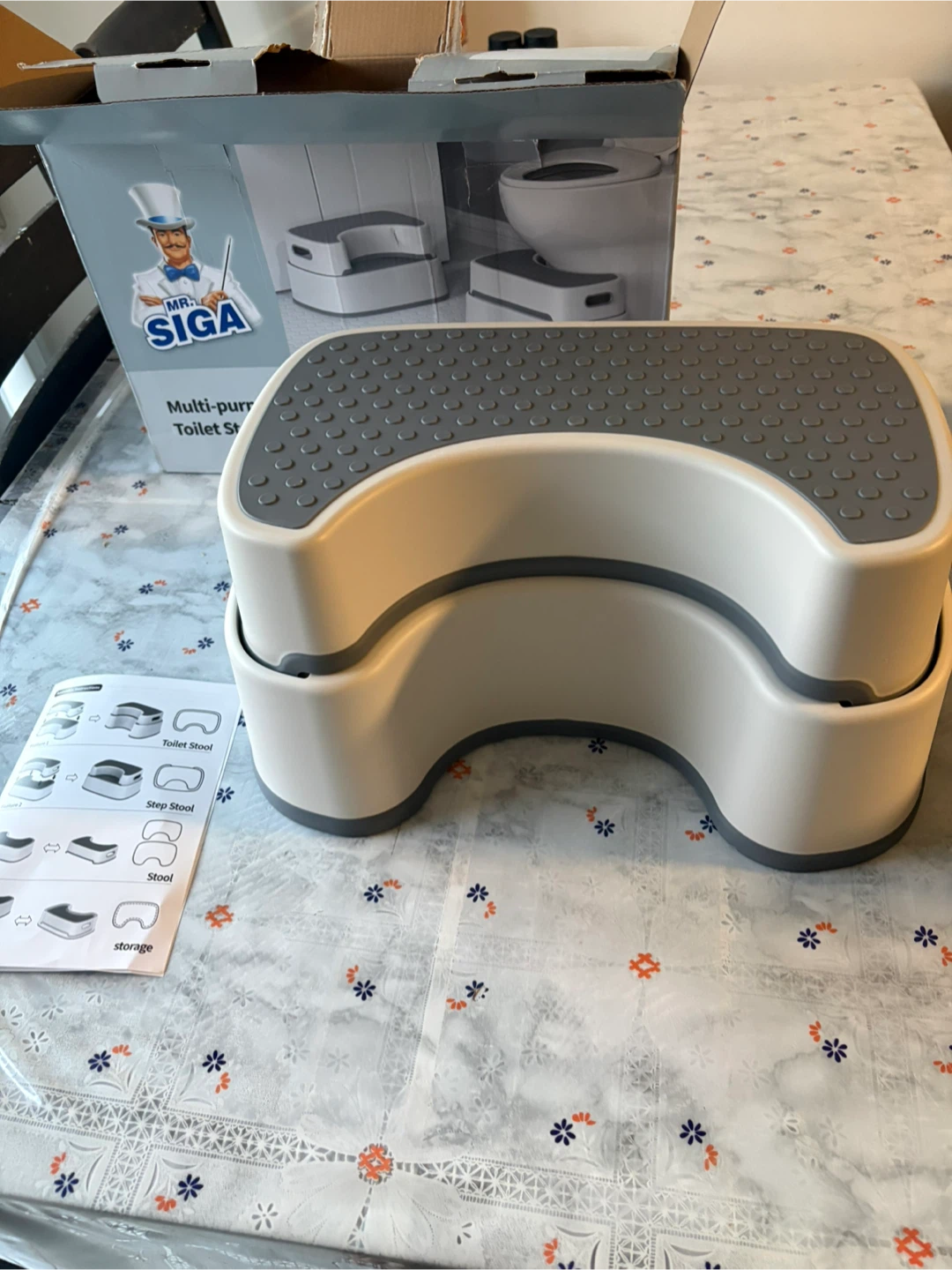 Mr. Siga Multi-Purpose Toilet and Step Stool - photo 2