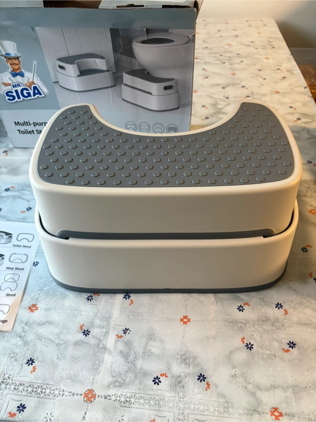 Mr. Siga Multi-Purpose Toilet and Step Stool - photo 3