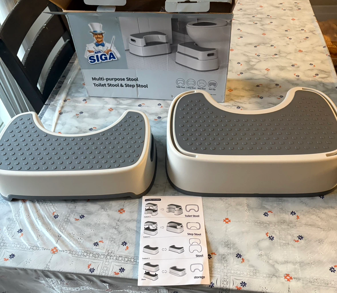 Mr. Siga Multi-Purpose Toilet and Step Stool - photo 4