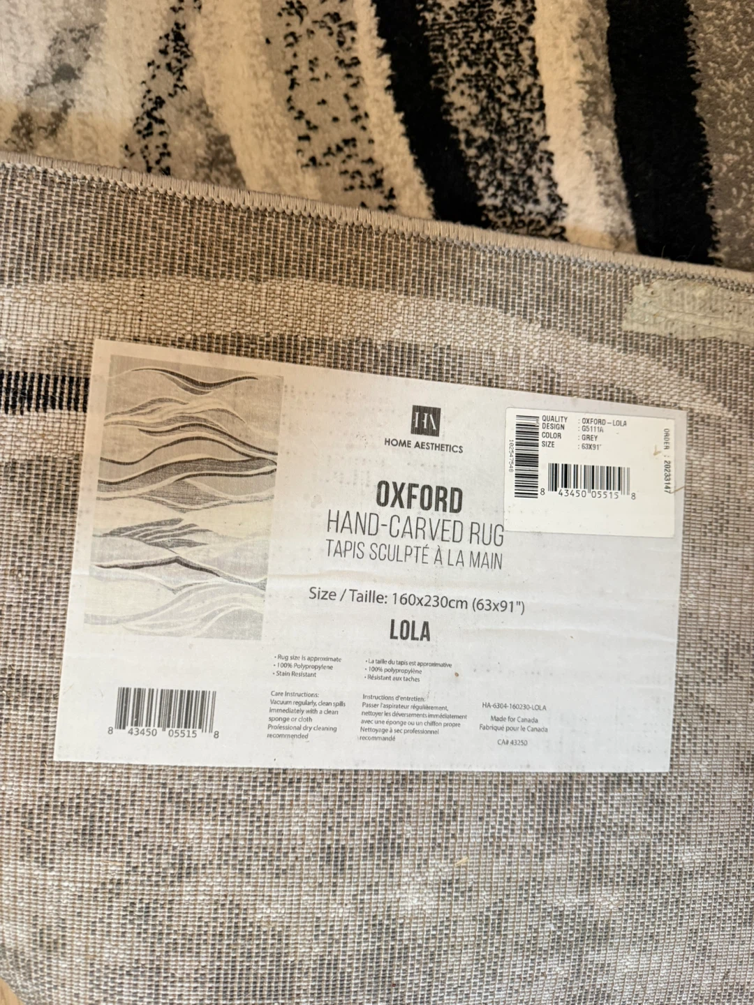 Home Aesthetics Oxford Lola Hand-Carved Rug - photo 3