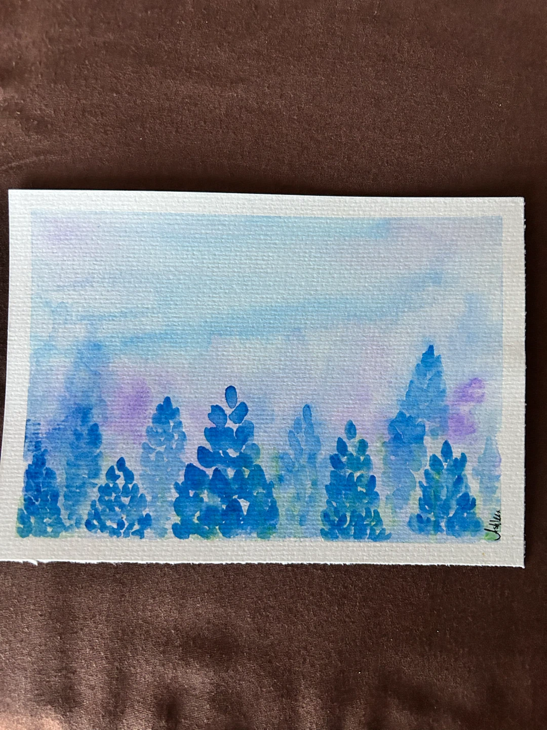 Original watercolour painting 5x7