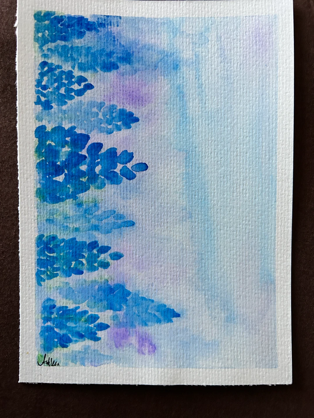 Original watercolour painting 5x7 - photo 2