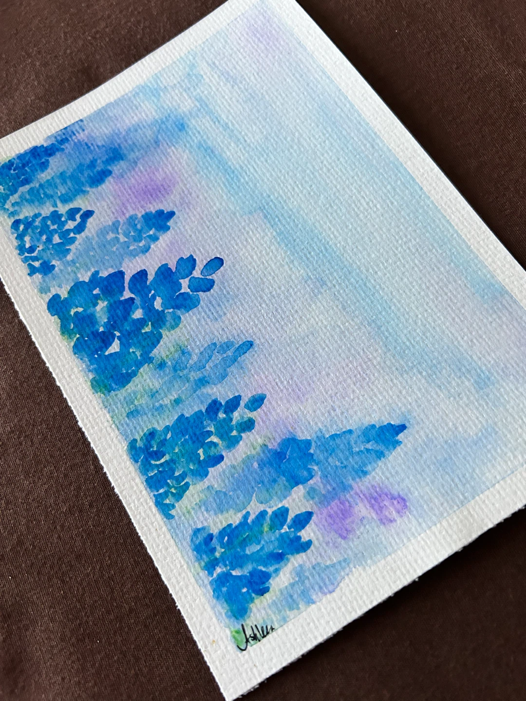 Original watercolour painting 5x7 - photo 3