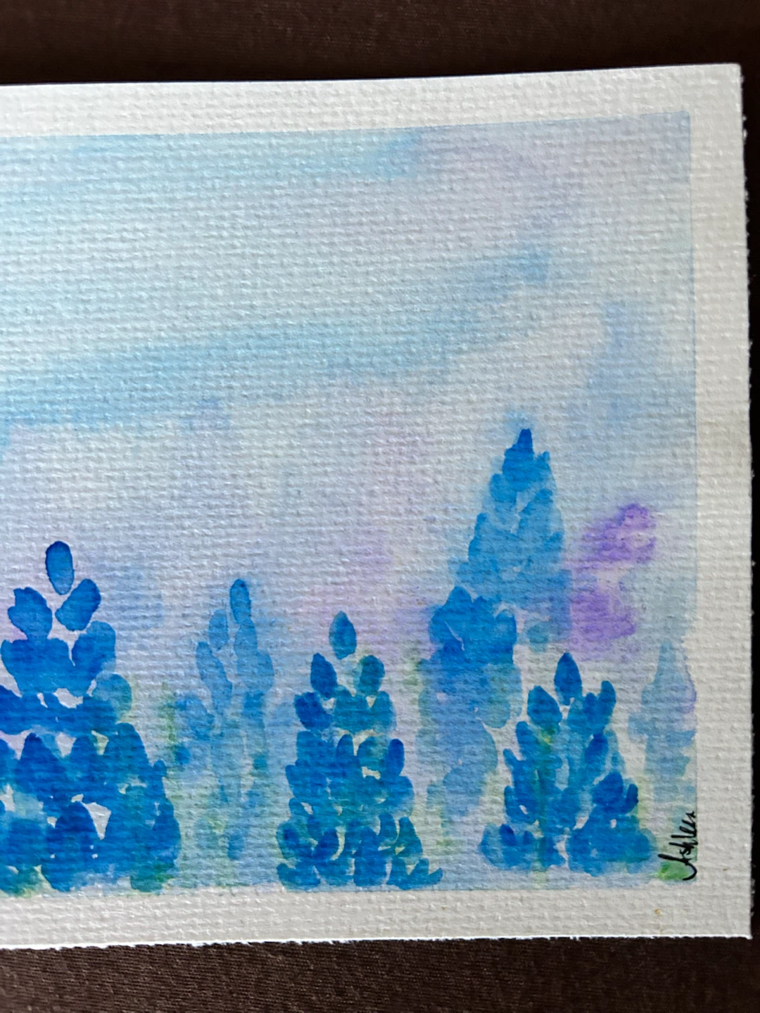 Original watercolour painting 5x7 - photo 4