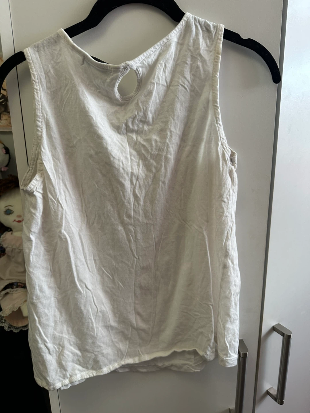Majora White Sleeveless Tank Top - photo 2