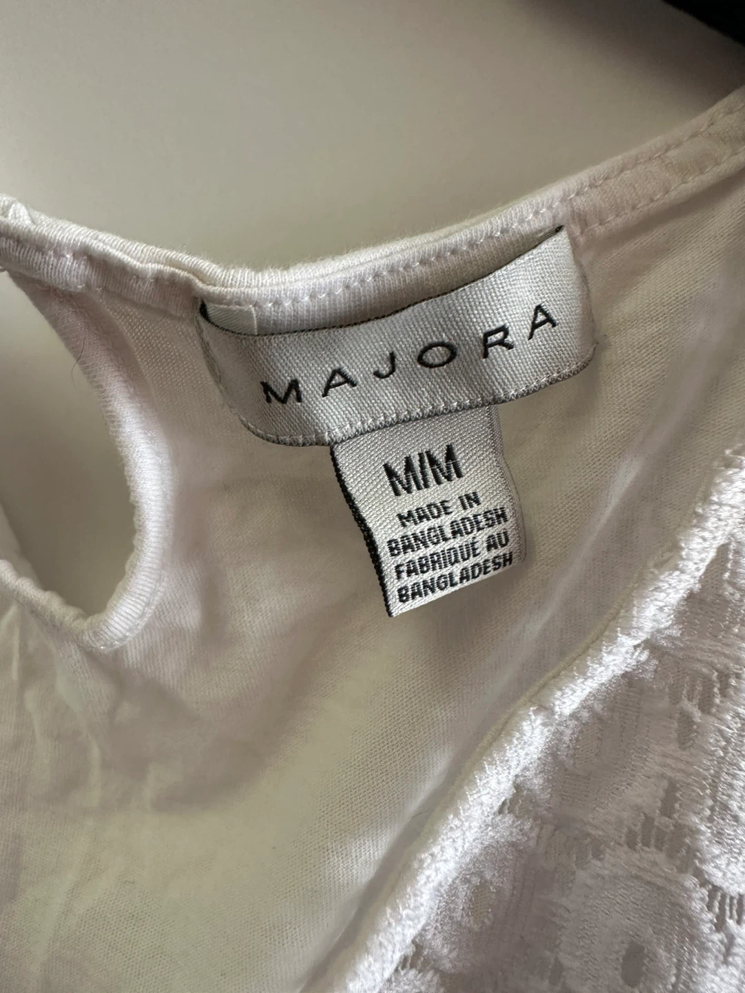 Majora White Sleeveless Tank Top - photo 3