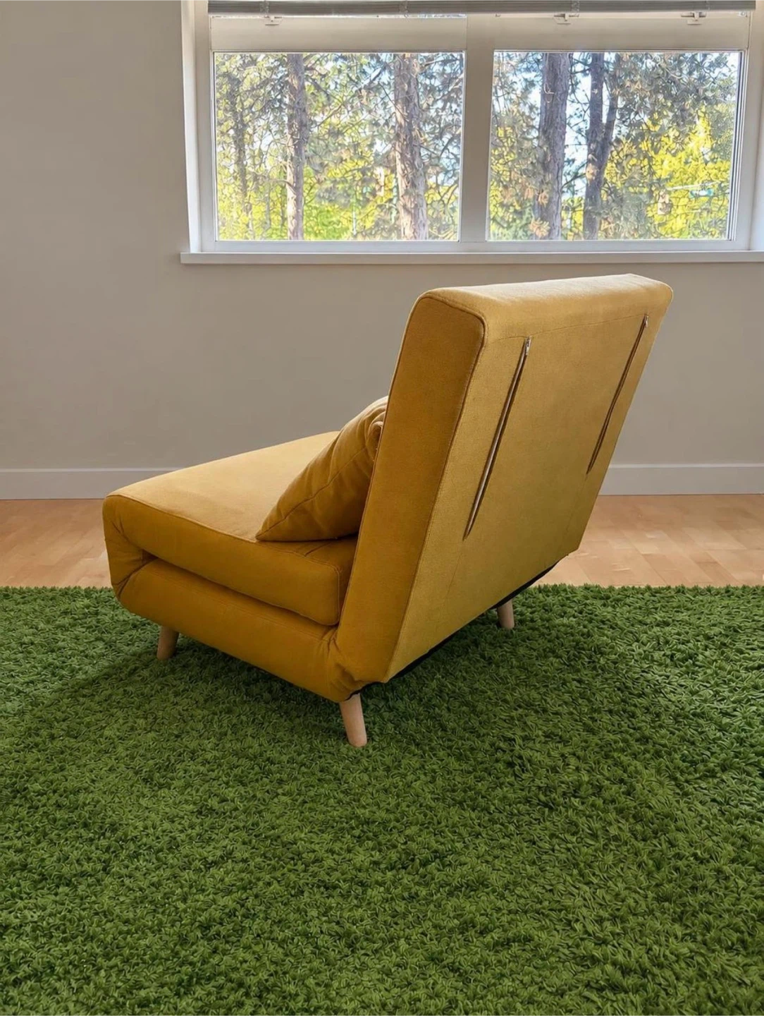 Single Folding Sofa Bed Chair Fold-Out - photo 2
