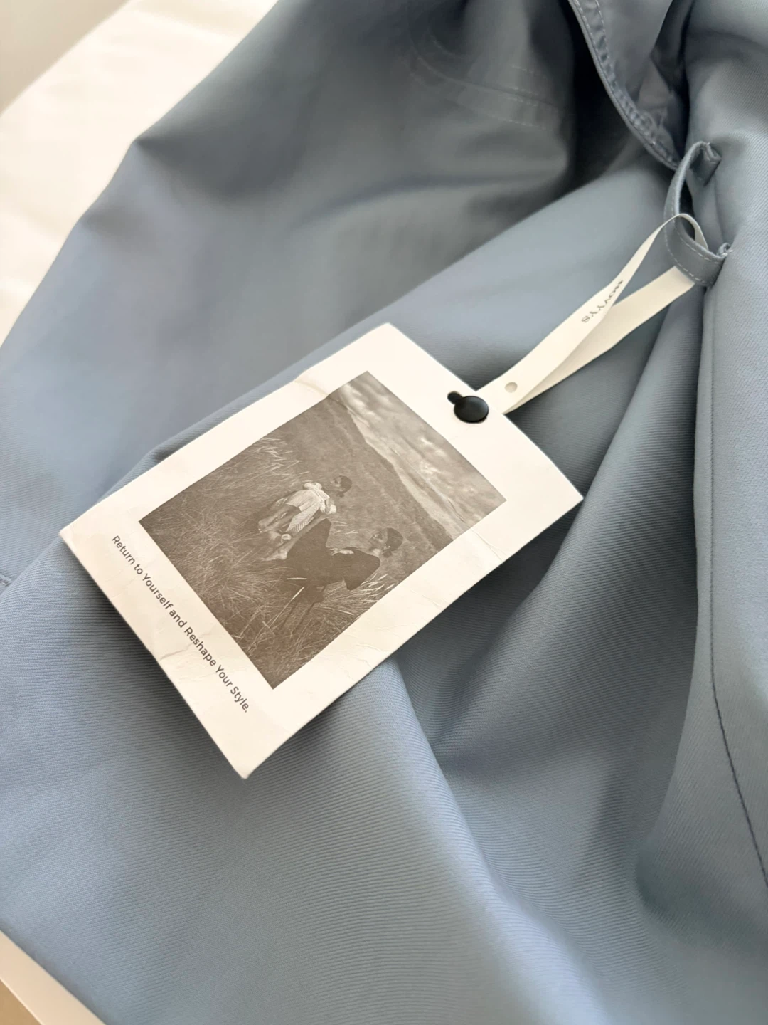 Light Blue Trench Jacket - photo 5