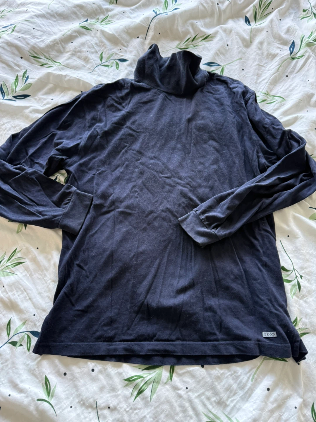IZOD Navy Blue Turtleneck Sweater