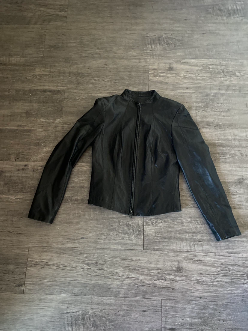 Danier Italian Leather Black Jacket