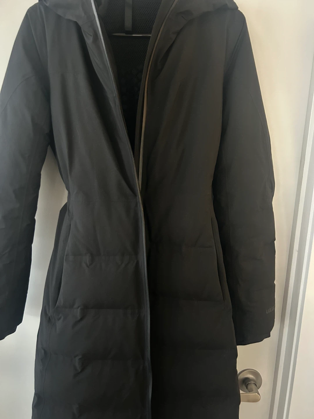 Lululemon Black Down Parka