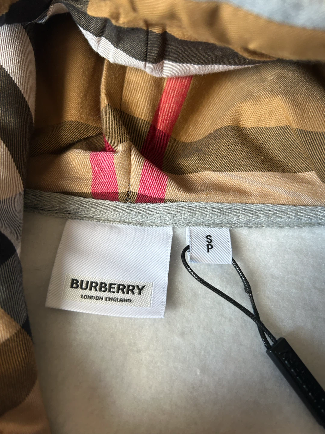 Burberry Grey Zip-Up Hoodie - photo 3