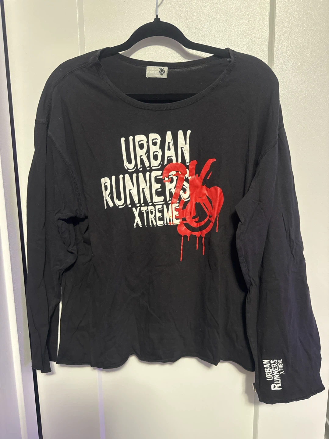 Urban Runners Xtreme Black Long Sleeve T-Shirt