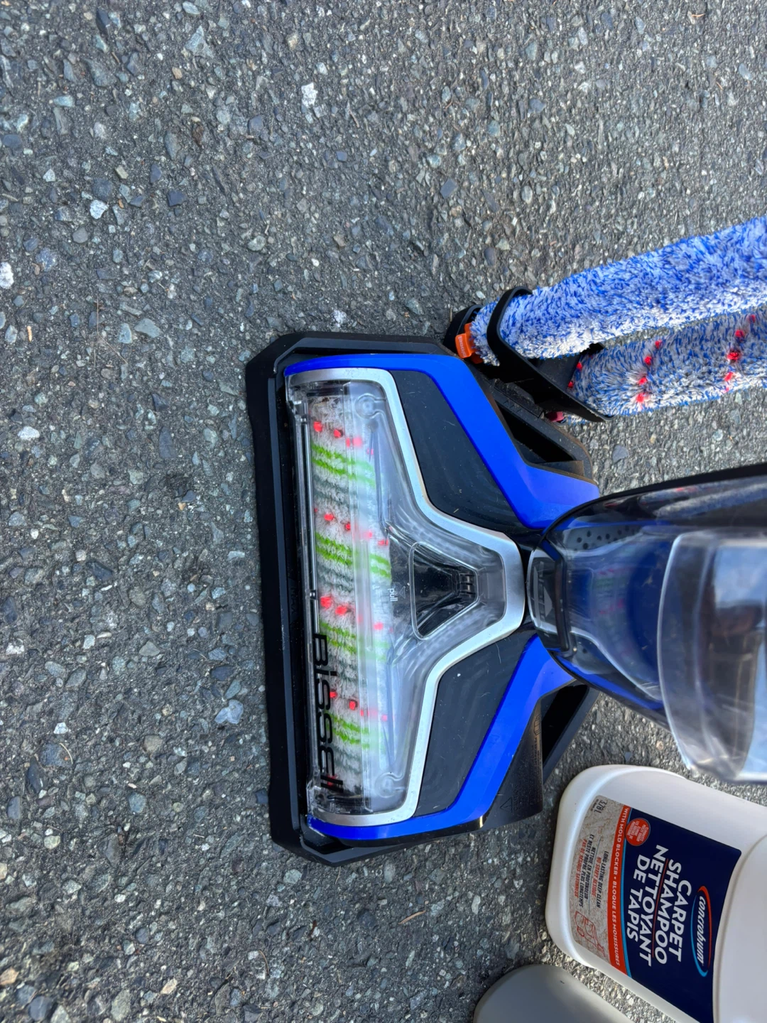 Washable vacuum cleaner, bottle have half - photo 2