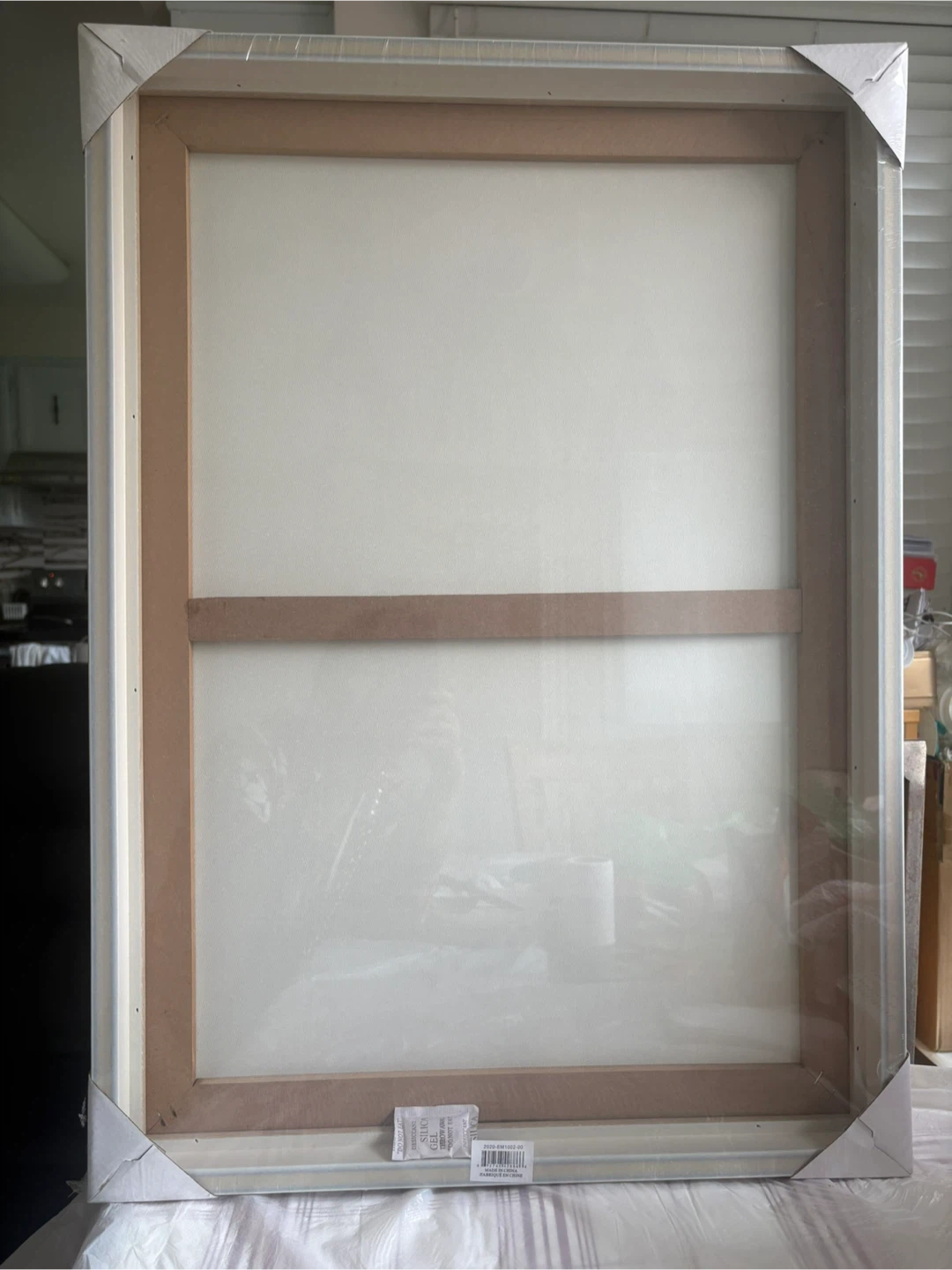 Never hung protective plastic corner guards still on - photo 3