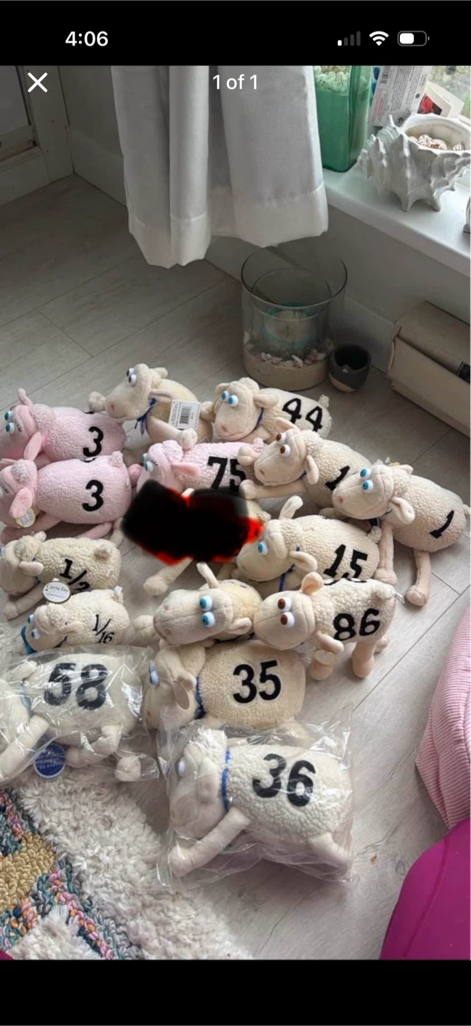 Serta sheep plush collectible