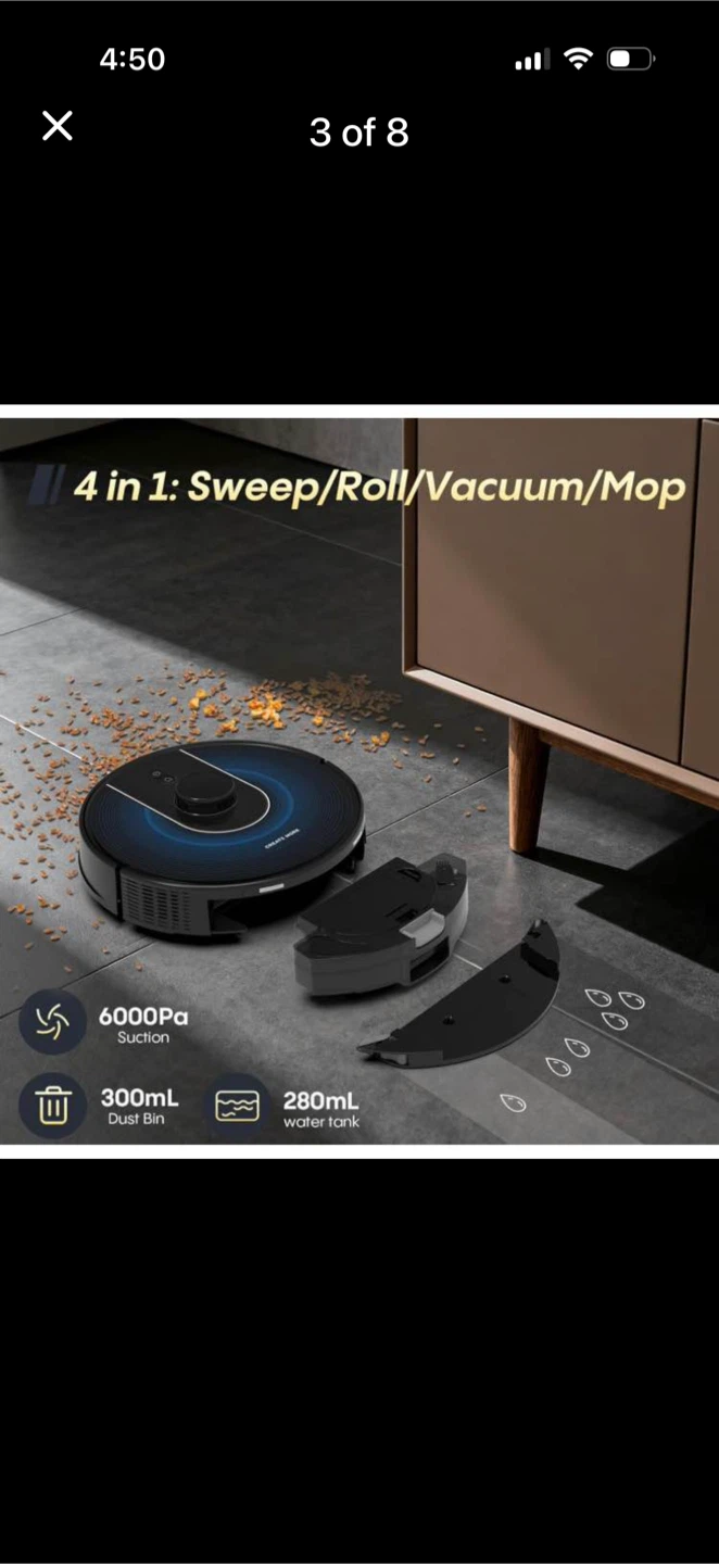 Bagotte Robot Vacuum and Mop Combo - photo 3