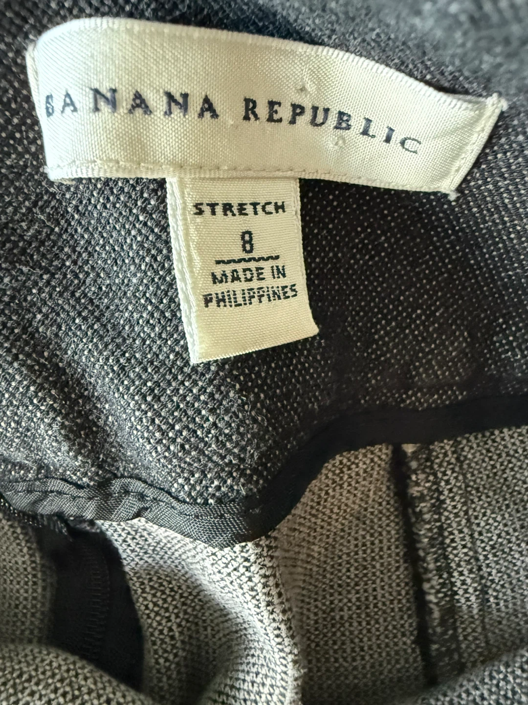 Banana Republic Grey Stretch Skirt - photo 2