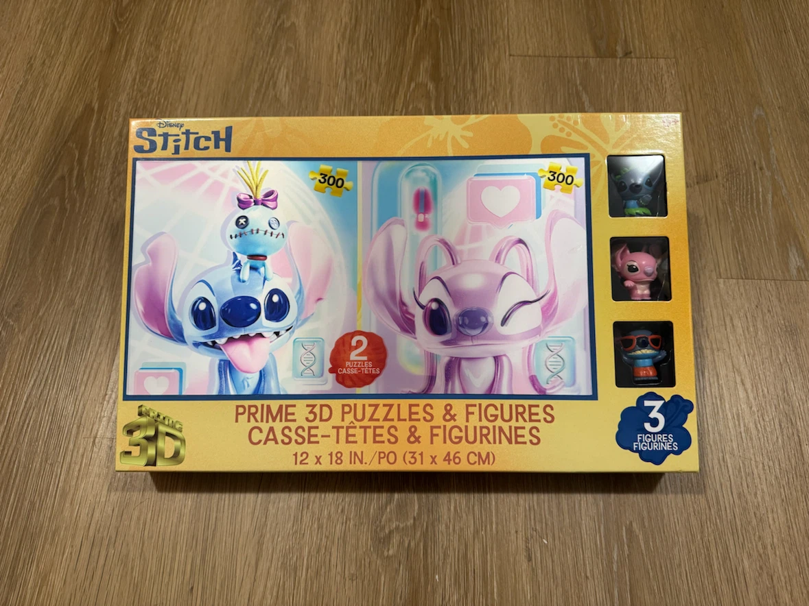 Disney Stitch 3D 300 Pieces Puzzle and Figures